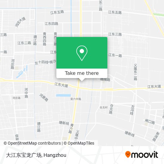 大江东宝龙广场 map