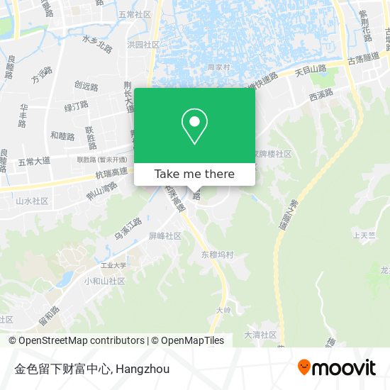 金色留下财富中心 map