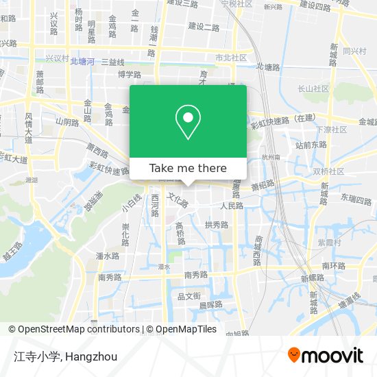 江寺小学 map