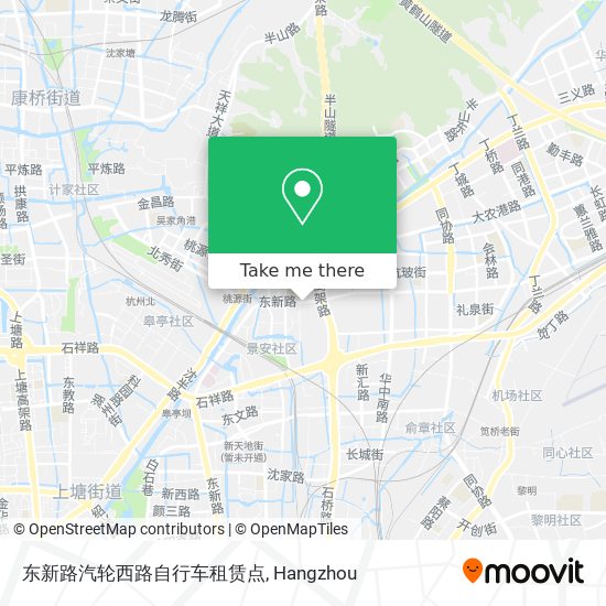 东新路汽轮西路自行车租赁点 map
