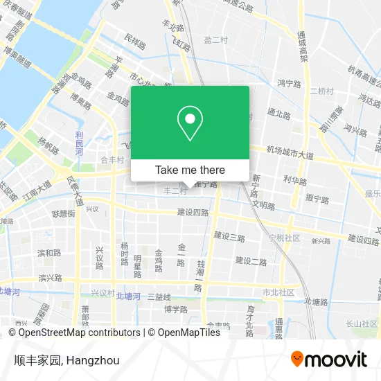 顺丰家园 map