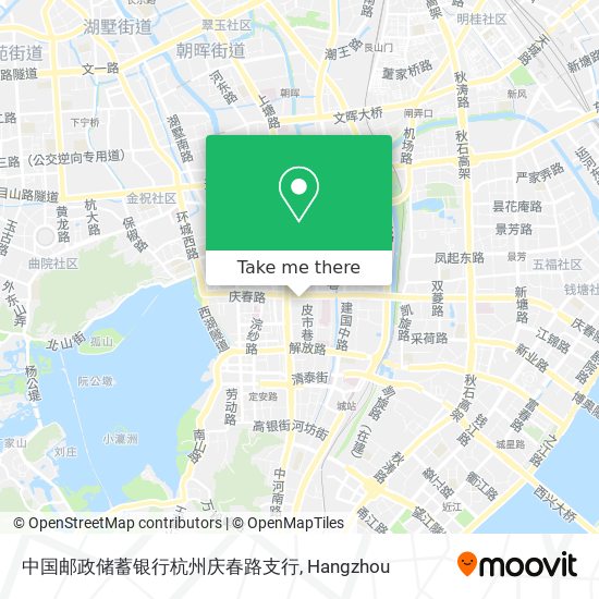 中国邮政储蓄银行杭州庆春路支行 map