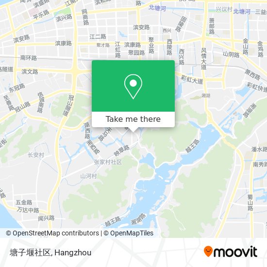 塘子堰社区 map