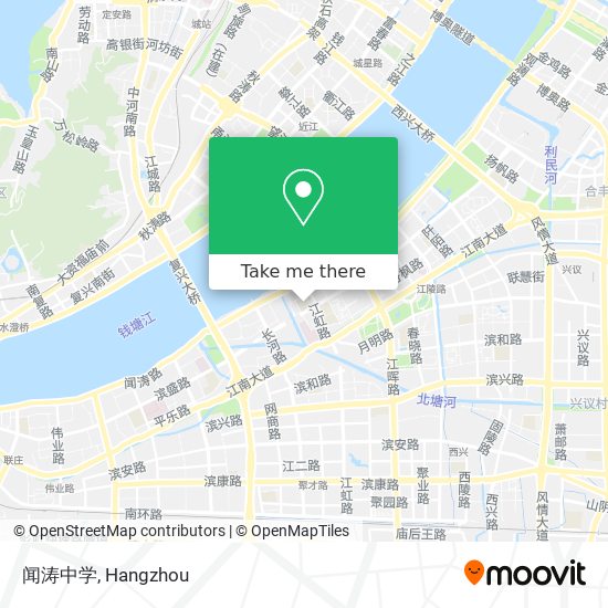 闻涛中学 map