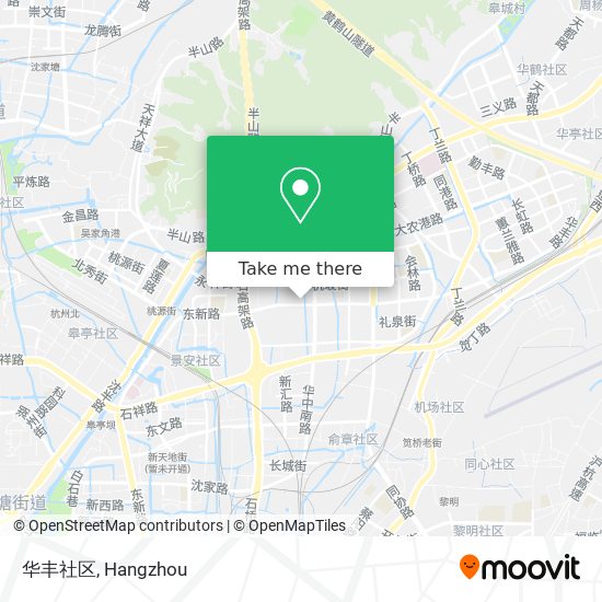 华丰社区 map