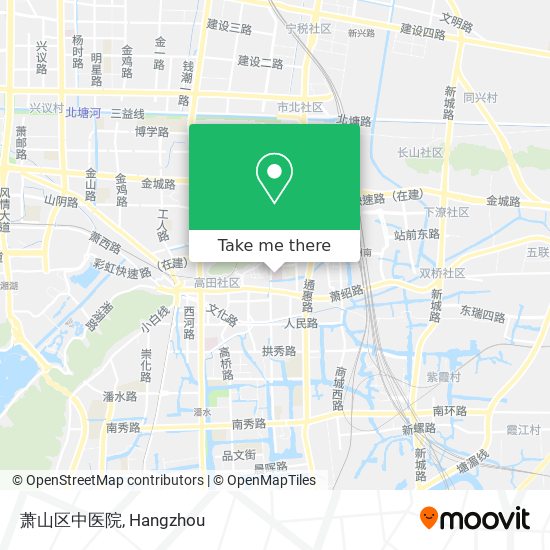 萧山区中医院 map