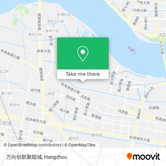 万向创新聚能城 map