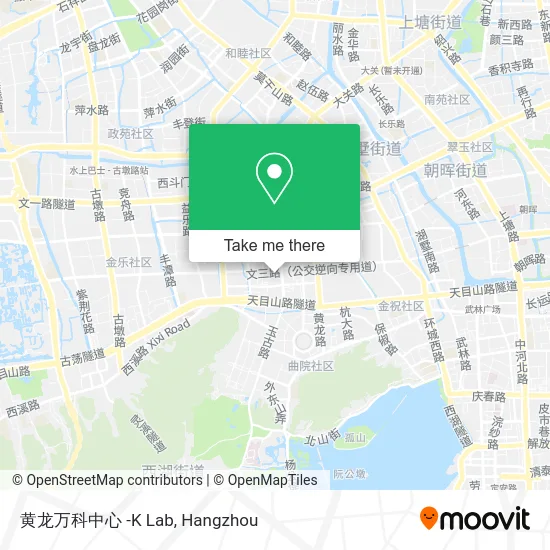 黄龙万科中心 -K Lab map