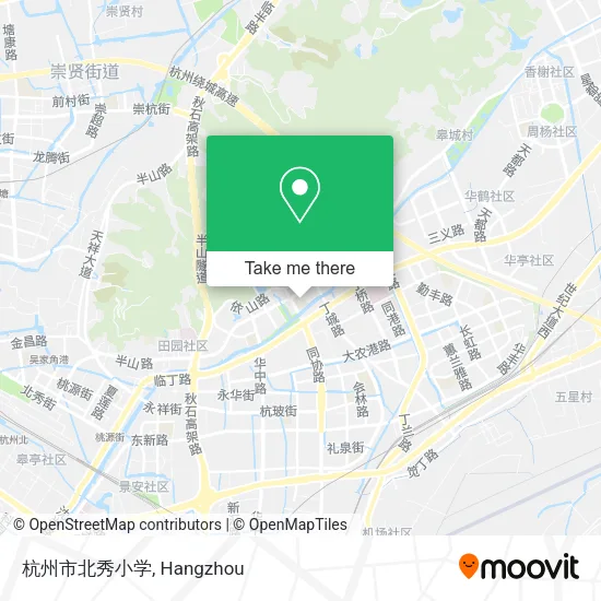 杭州市北秀小学 map