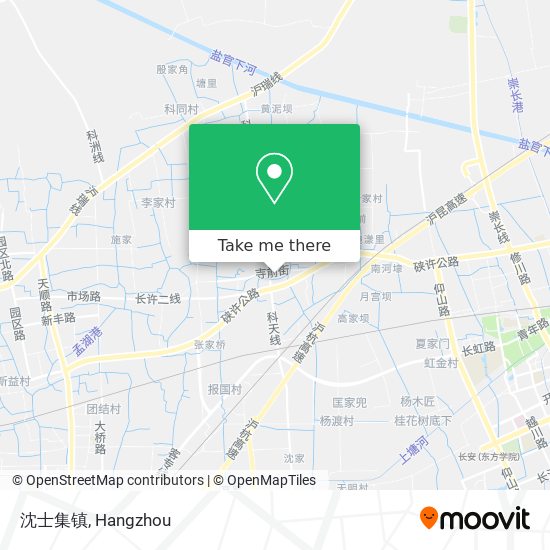 沈士集镇 map