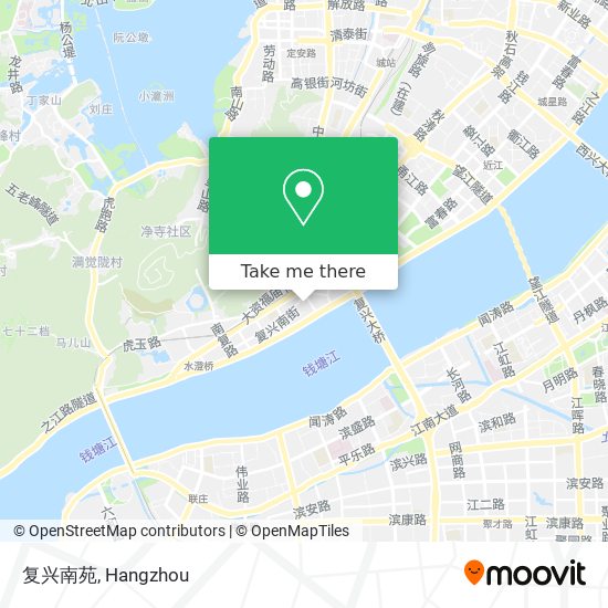 复兴南苑 map