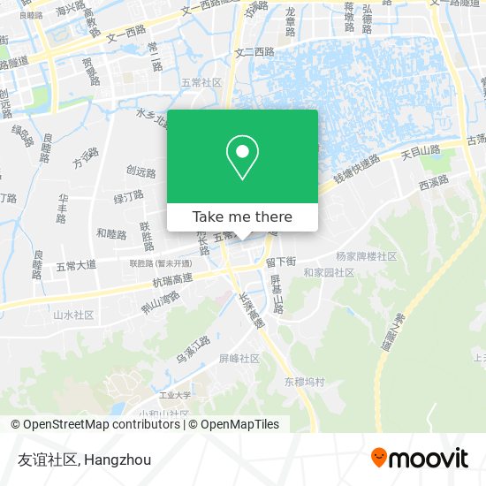 友谊社区 map