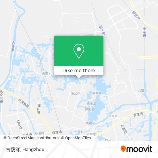 古荡漾 map