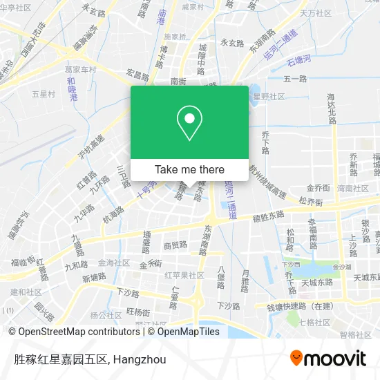 胜稼红星嘉园五区 map