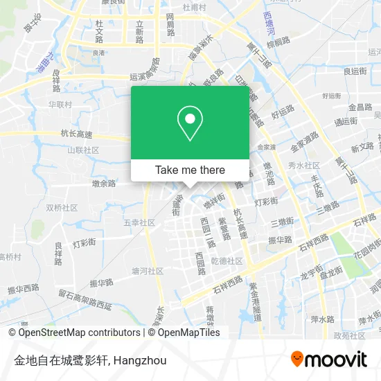 金地自在城鹭影轩 map