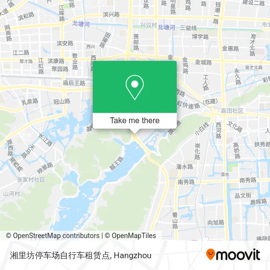 湘里坊停车场自行车租赁点 map