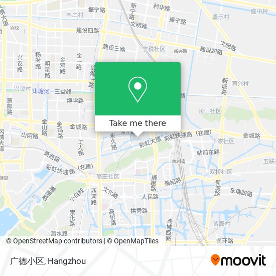 广德小区 map