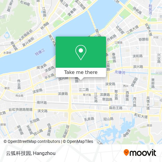 云狐科技园 map
