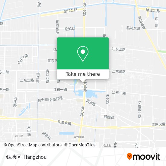 钱塘区 map