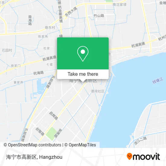 海宁市高新区 map