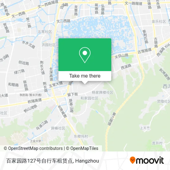 百家园路127号自行车租赁点 map