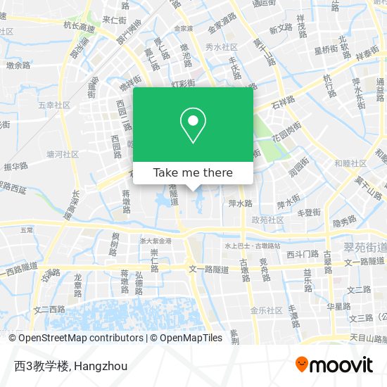 西3教学楼 map