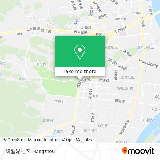 铜鉴湖社区 map