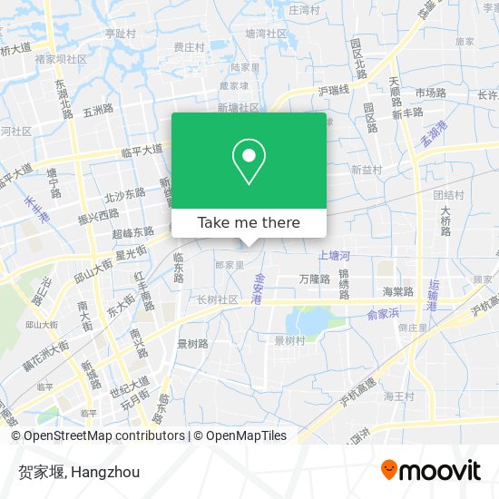 贺家堰 map