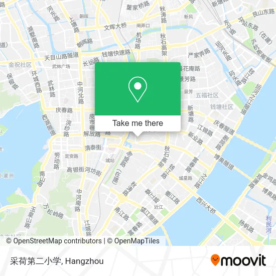 采荷第二小学 map