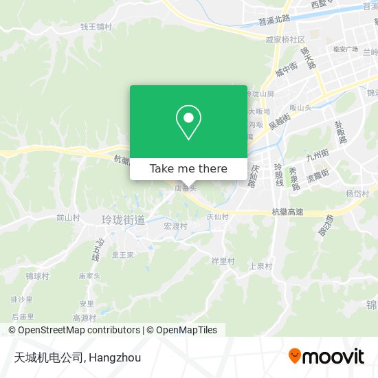 天城机电公司 map