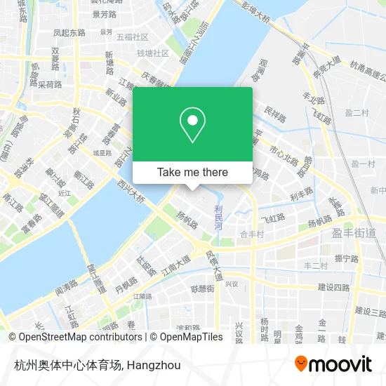 杭州奥体中心体育场 map