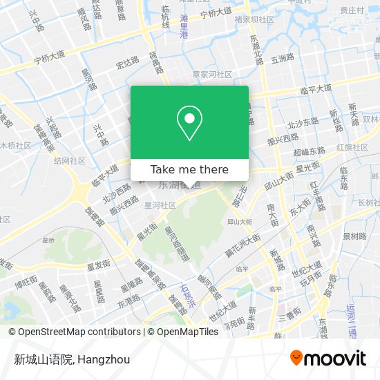 新城山语院 map