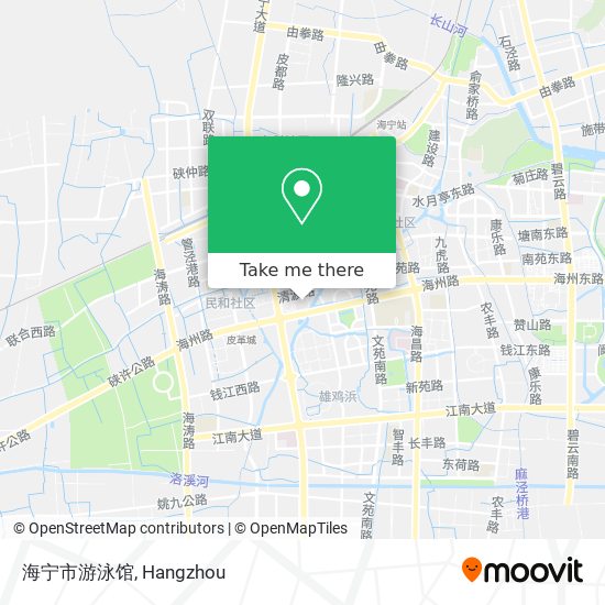 海宁市游泳馆 map