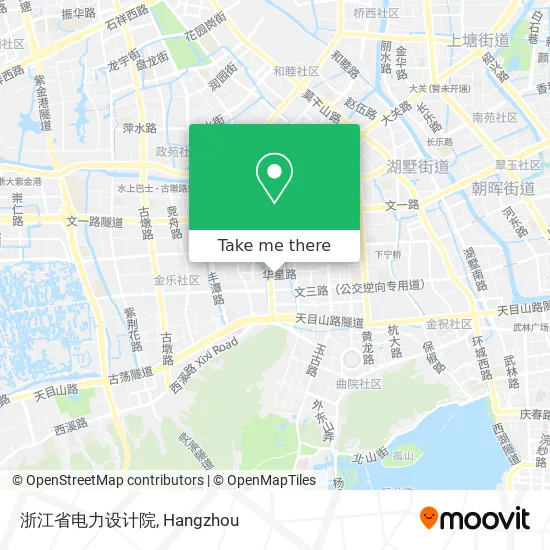 浙江省电力设计院 map