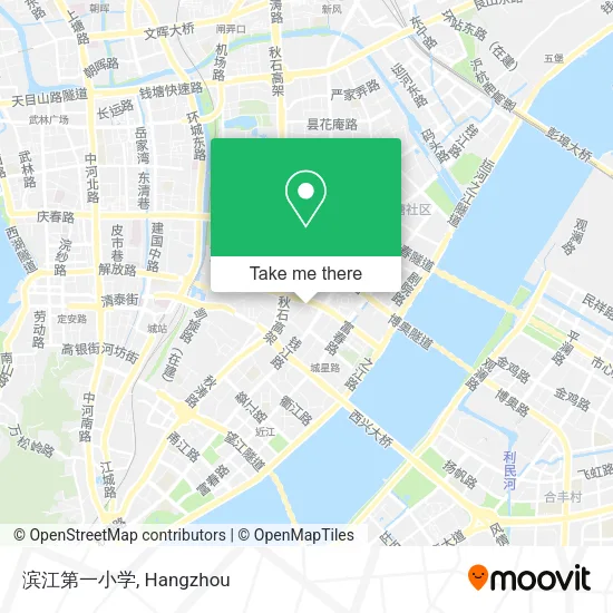 滨江第一小学 map