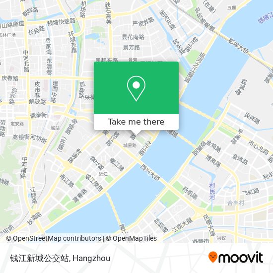 钱江新城公交站 map
