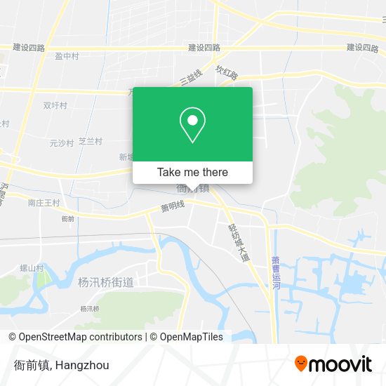 衙前镇 map