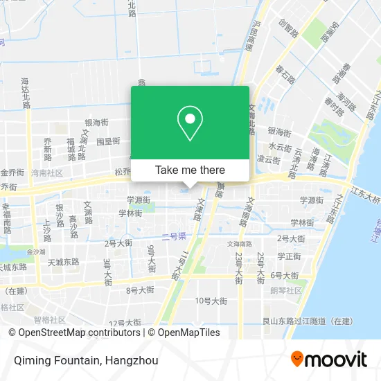 Qiming Fountain map