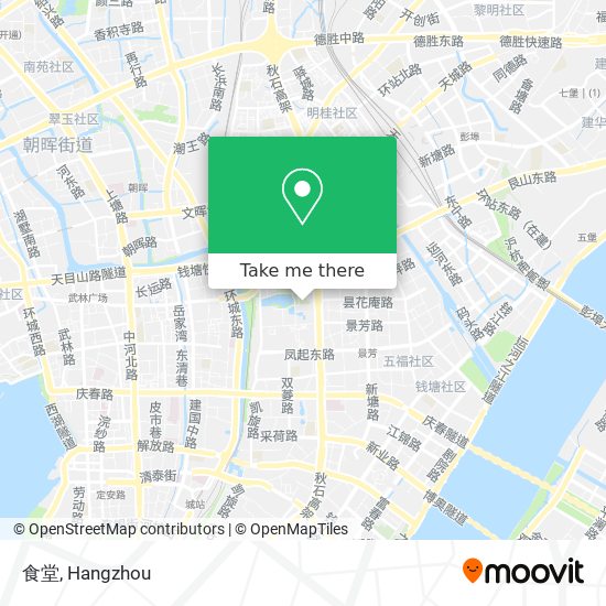 食堂 map