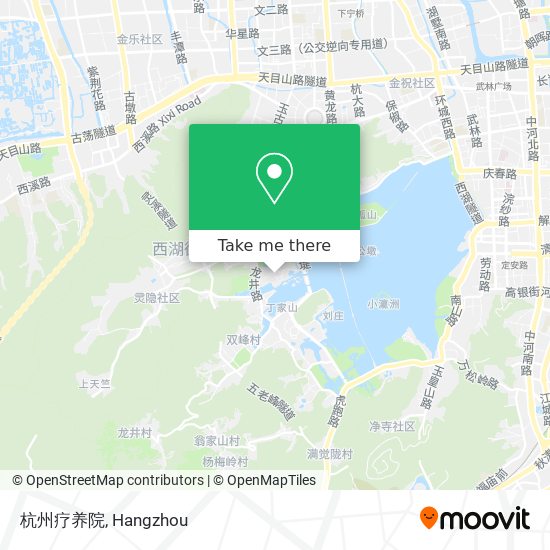 杭州疗养院 map