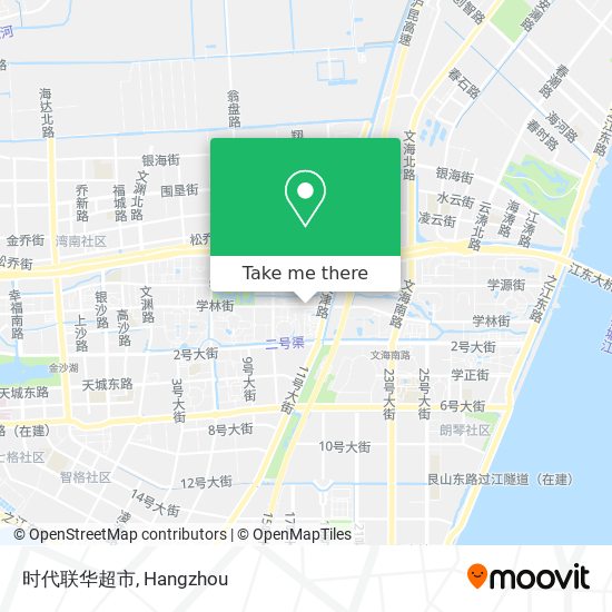 时代联华超市 map