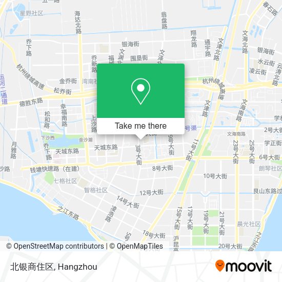北银商住区 map