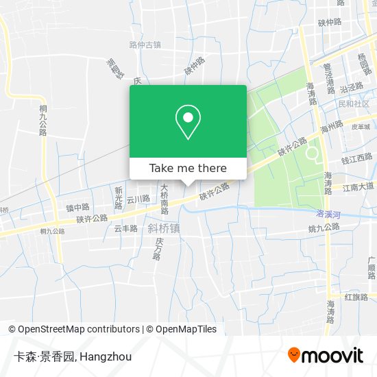 卡森·景香园 map