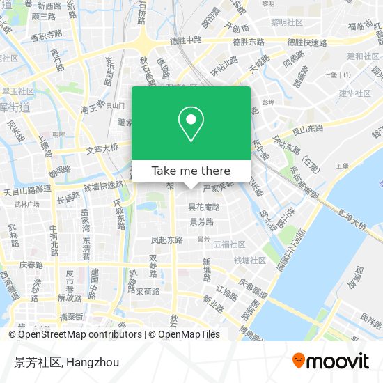 景芳社区 map