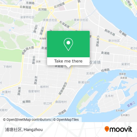 浦塘社区 map