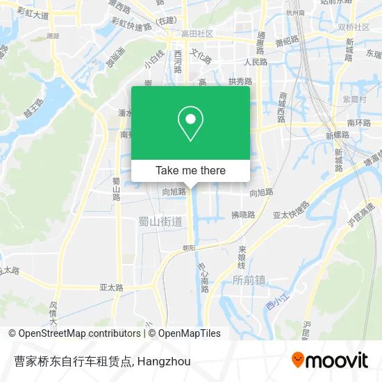 曹家桥东自行车租赁点 map