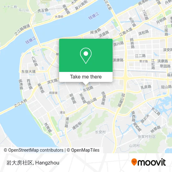 岩大房社区 map