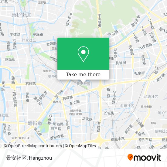 景安社区 map
