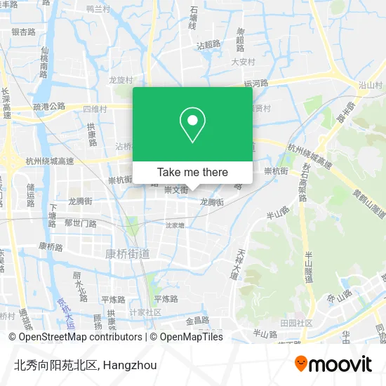 北秀向阳苑北区 map