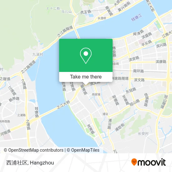 西浦社区 map